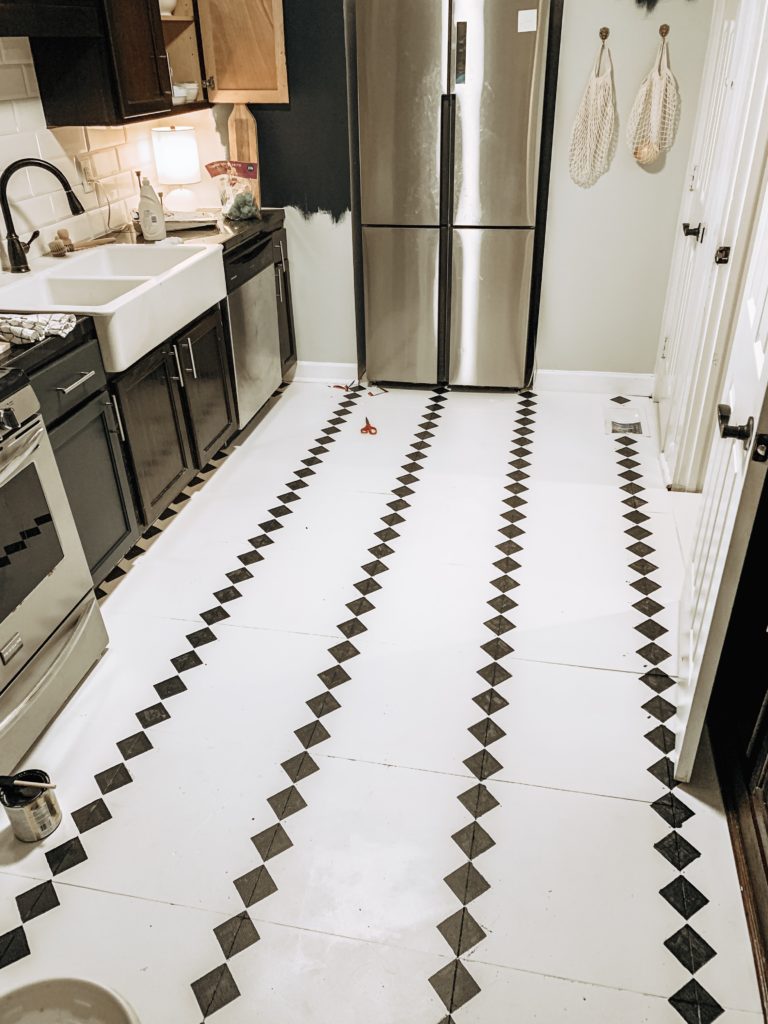DIY Painted kitchen floor chapter unknown